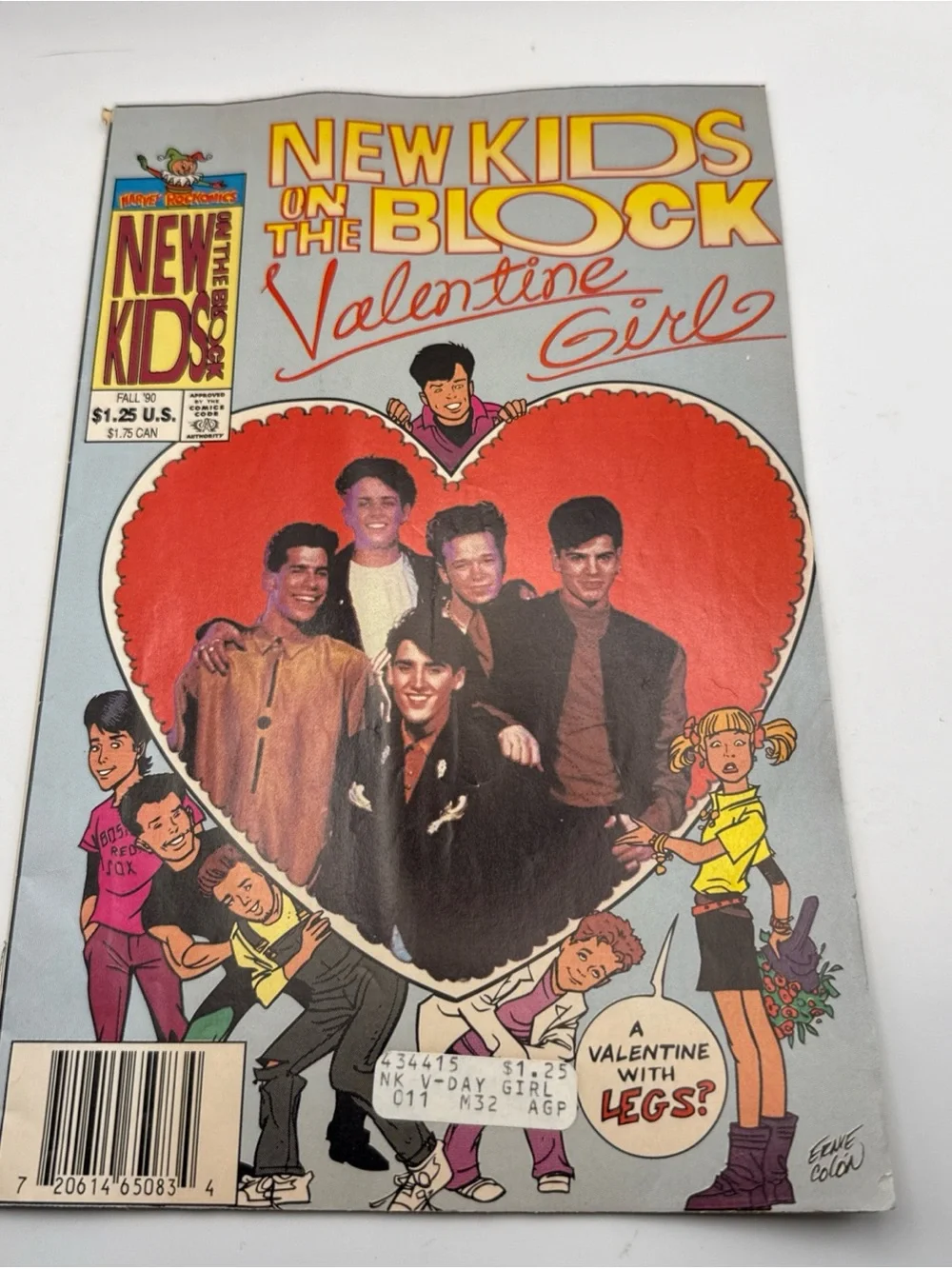 New Kids on the Block (NKOTB) Book and Comic Book Collectible Set of 8 Ephemera